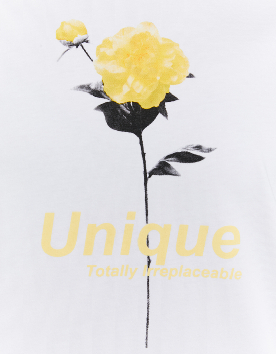 TALLY WEiJL, T-Shirt Blanc Imprimé for Women