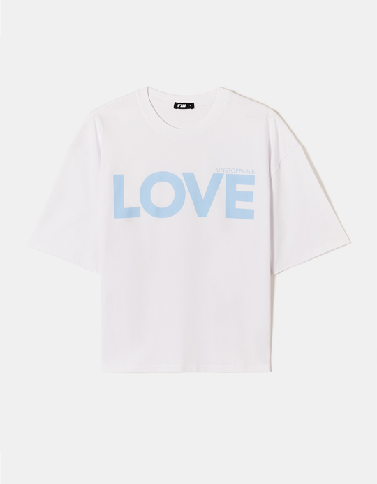 TALLY WEiJL, White Printed T-shirt for Women