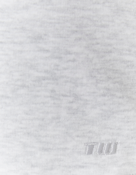 TALLY WEiJL, T Shirt Court Gris for Women