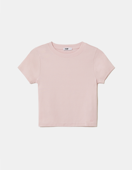 TALLY WEiJL, Pink Cropped T Shirt for Women