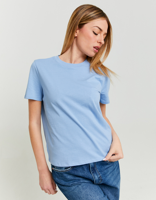 TALLY WEiJL, Blue Basic T-shirt for Women