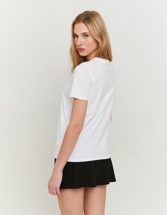 TALLY WEiJL, T-Shirt Blanc Imprimé for Women