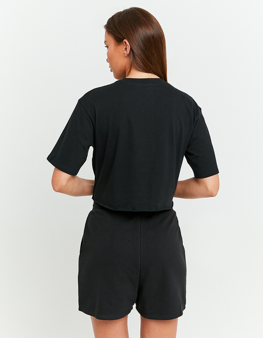 TALLY WEiJL, T-shirt Loose Μαύρο for Women