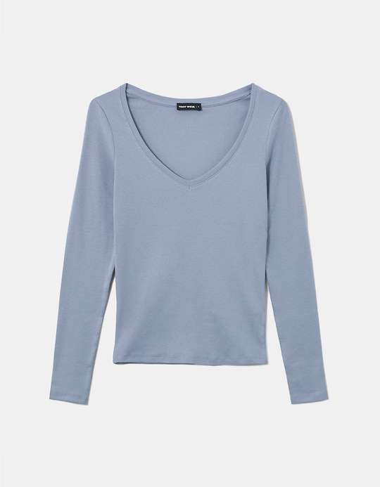 TALLY WEiJL, Basic Long Sleeves T-Shirt for Women