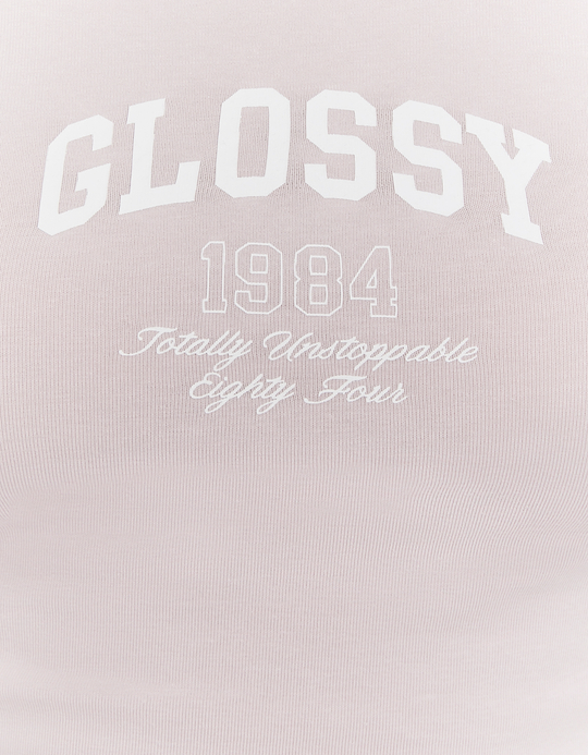 TALLY WEiJL, T-Shirt Corta Rosa con Stampa for Women