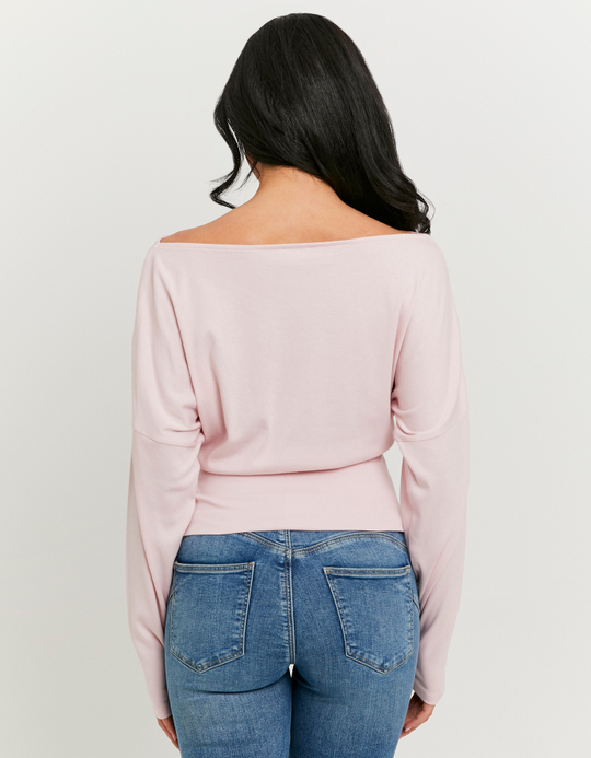 TALLY WEiJL, Pinkes Langarm-T-Shirt for Women