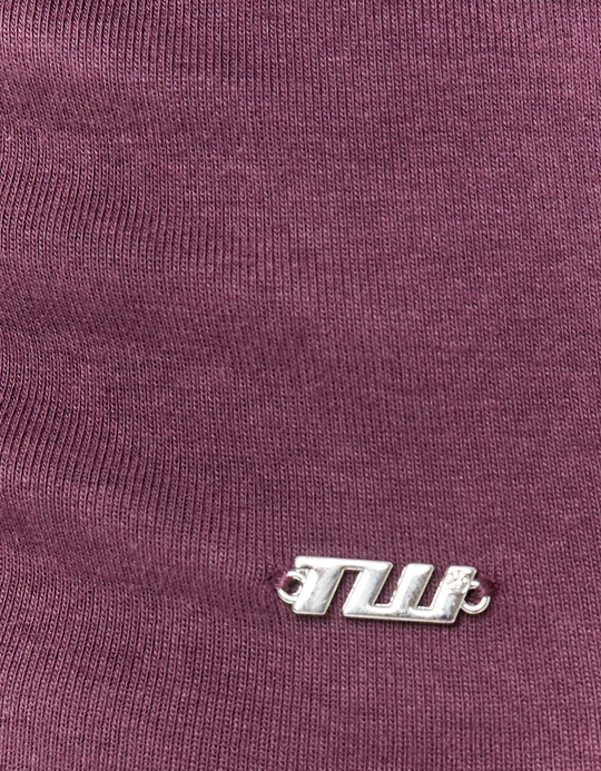 TALLY WEiJL, Purple Boat Neck T-Shirt for Women