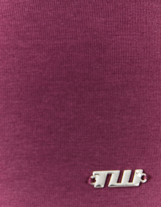 TALLY WEiJL, T-shirt Col Bateau Violet for Women