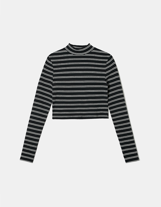 TALLY WEiJL, Gestreiftes Cropped Basic T-Shirt for Women
