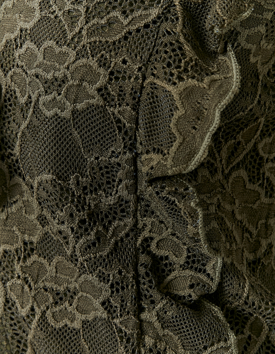 TALLY WEiJL, Khaki Lace Top for Women
