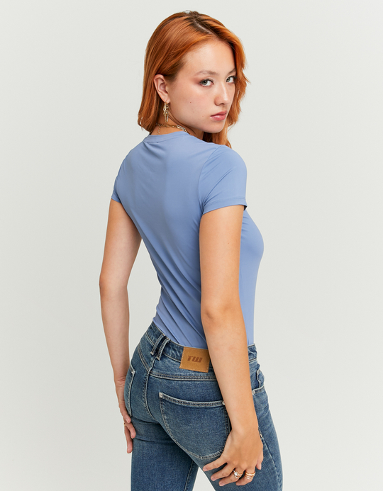 TALLY WEiJL, T-shirt basic blu for Women