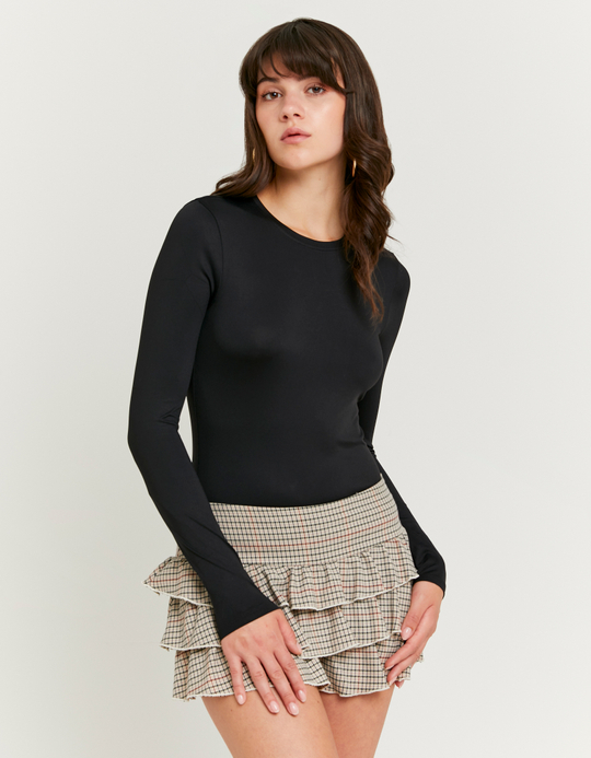 TALLY WEiJL, Black Basic T-shirt for Women
