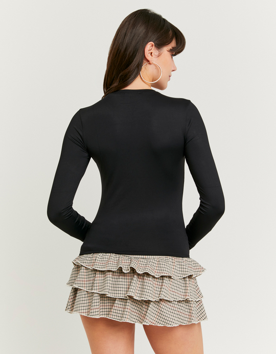 TALLY WEiJL, Black Basic T-shirt for Women