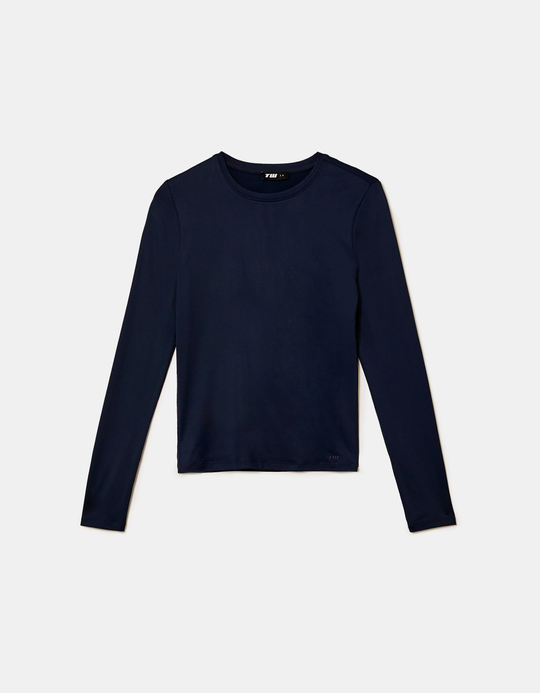 TALLY WEiJL, T-shirt Bleu Basique for Women