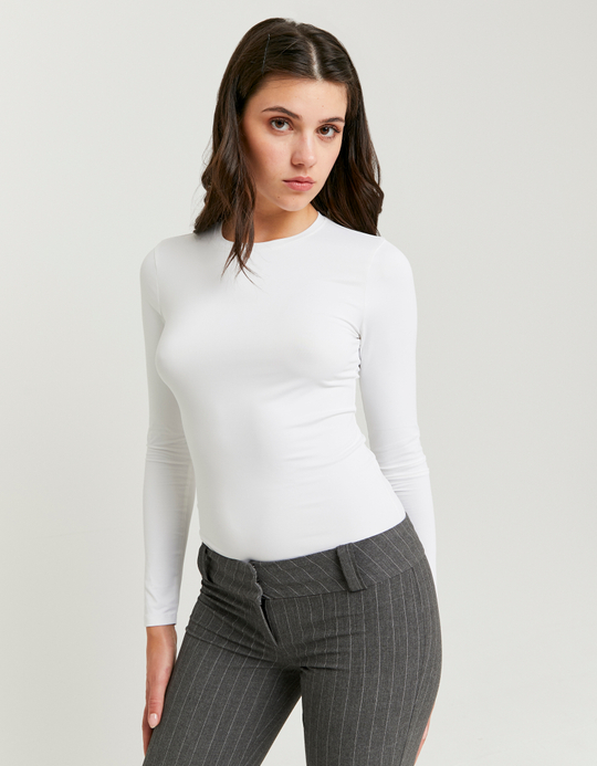 TALLY WEiJL, White Basic T-shirt for Women