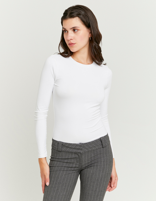 TALLY WEiJL, White Basic T-shirt for Women