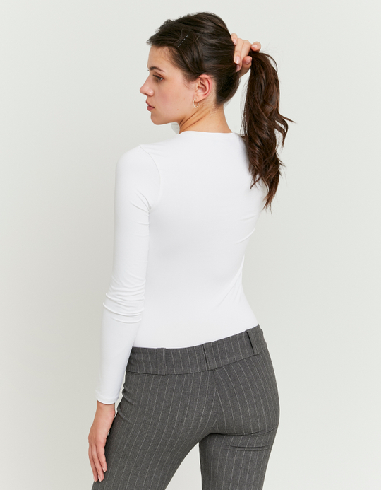 TALLY WEiJL, Weisses Basic T-Shirt for Women