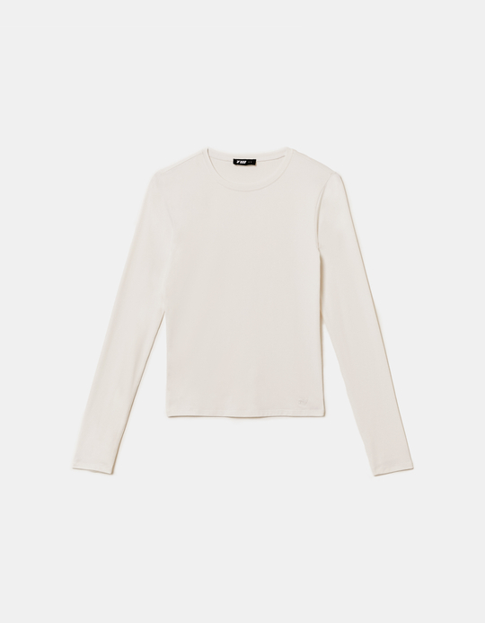 TALLY WEiJL, Weisses Basic T-Shirt for Women