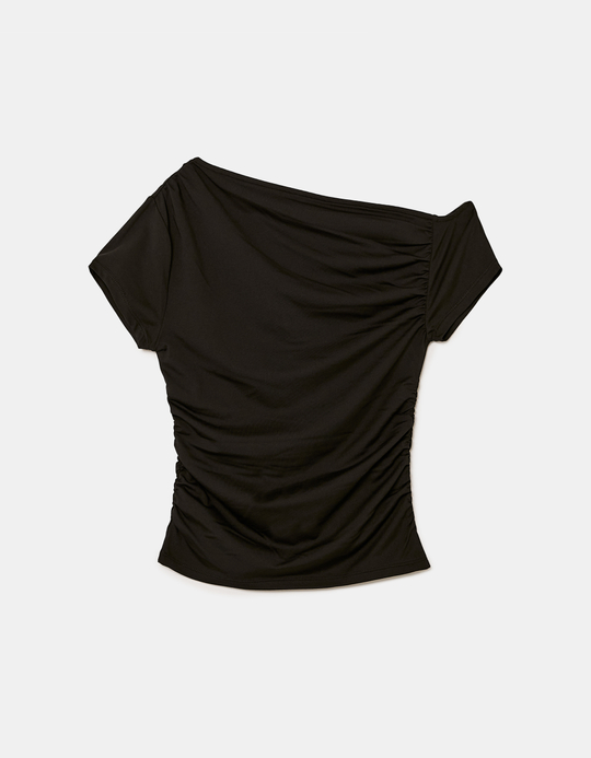 TALLY WEiJL, Schwarzes Asymetrisches Top for Women