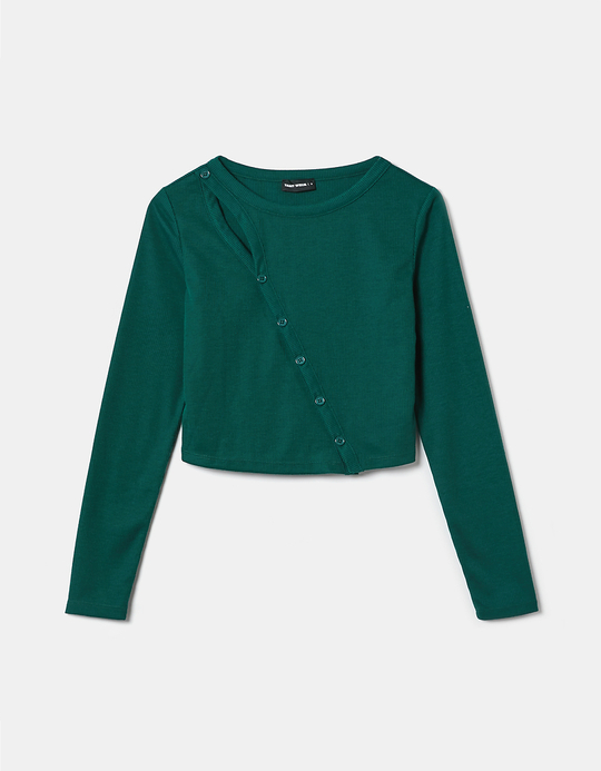 TALLY WEiJL, Geripptes Top mit Cut Out for Women