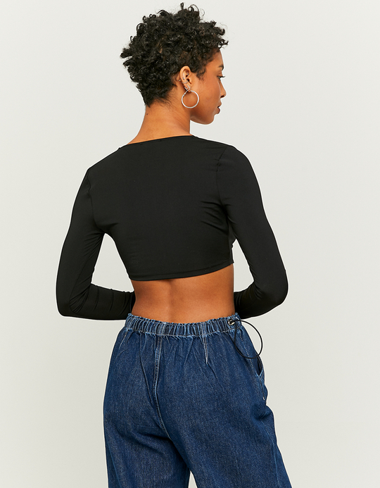TALLY WEiJL, Top Corto Nero for Women