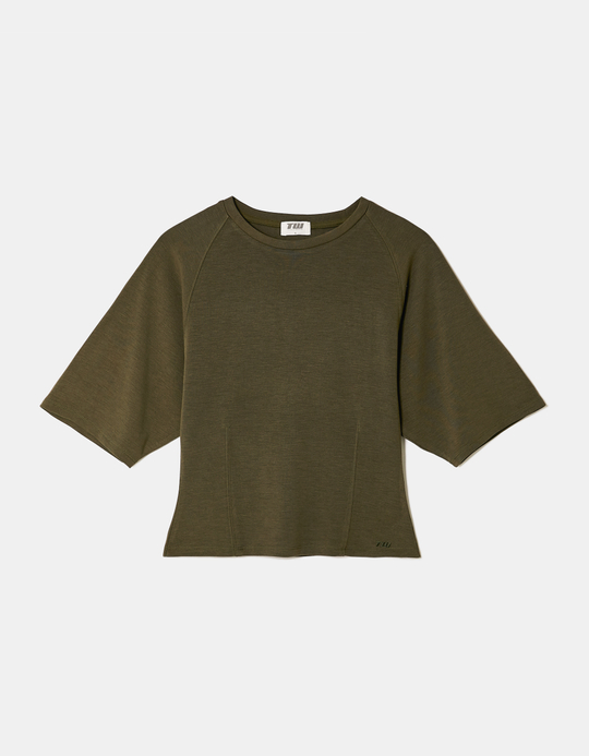 TALLY WEiJL, Khaki Basic T-shirt for Women