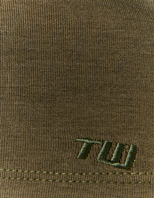 TALLY WEiJL, Khaki Basic T-shirt for Women