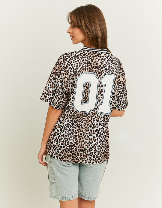 TALLY WEiJL, Maglietta da Calcio con stampa leopardata for Women
