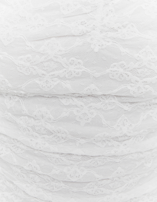 TALLY WEiJL, Top Bianco con Scollo a V for Women