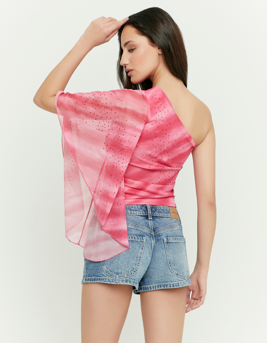 TALLY WEiJL, Pink One-Shoulder Top for Women