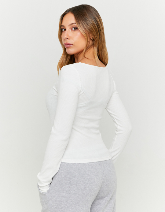 TALLY WEiJL, Weisses Basic T-Shirt for Women