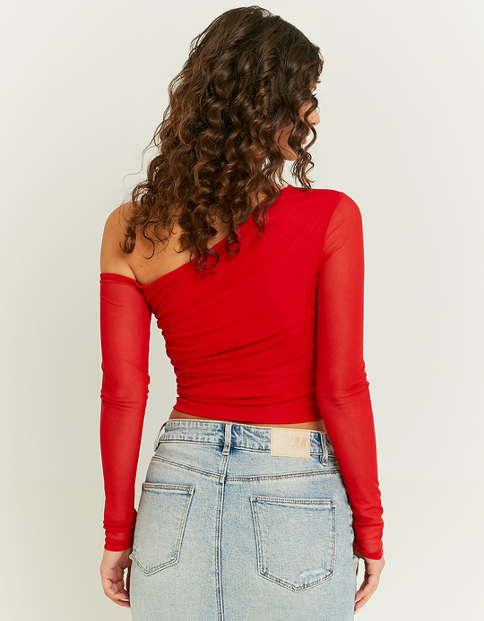 TALLY WEiJL, Rotes Crop Top for Women