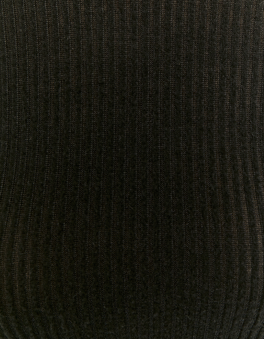 TALLY WEiJL, Crop Top Noir Manches Longues for Women