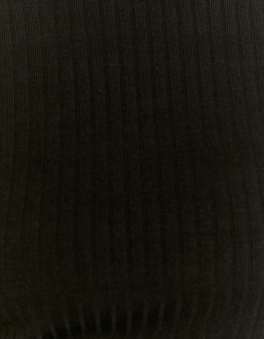 TALLY WEiJL, Schwarzes cropped Basic-T-Shirt for Women