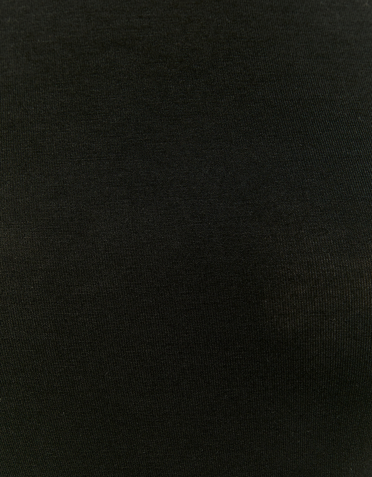 TALLY WEiJL, Schwarzes langärmliges Basic Top for Women