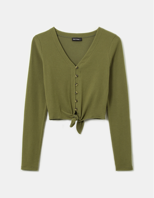 TALLY WEiJL, Top Basique Vert for Women