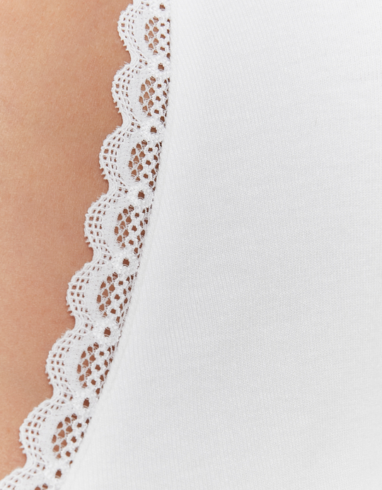 TALLY WEiJL, White Ruched Top for Women