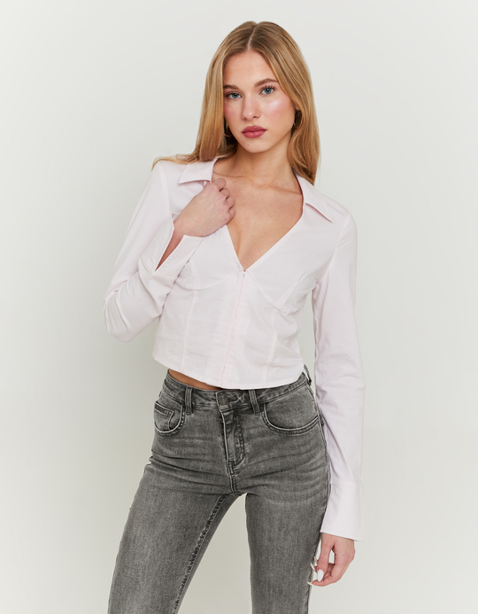TALLY WEiJL, Camicia Aderente con Cuciture Corsetto for Women