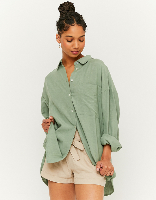 TALLY WEiJL, Chemise basique en lin mélangé for Women