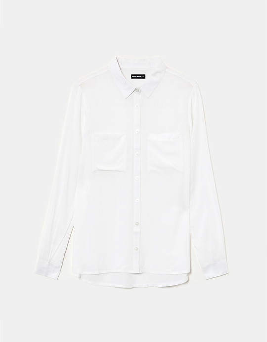TALLY WEiJL, Chemise Basique Boutonnée Blanche for Women