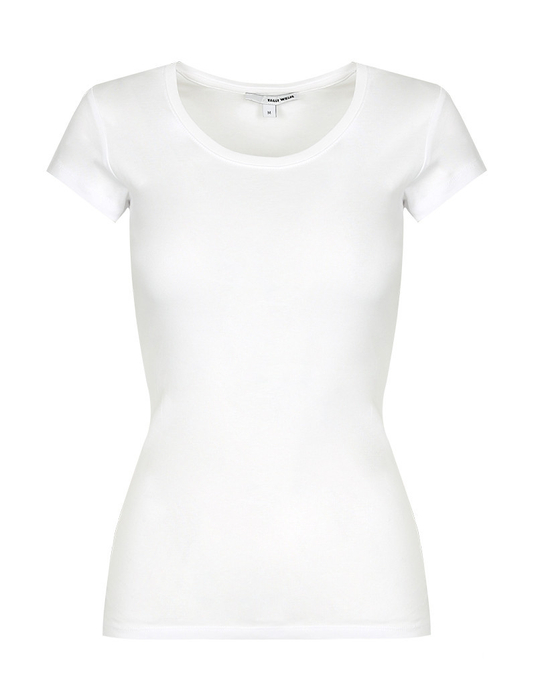 TALLY WEiJL, Weißes Basic T-Shirt for Women