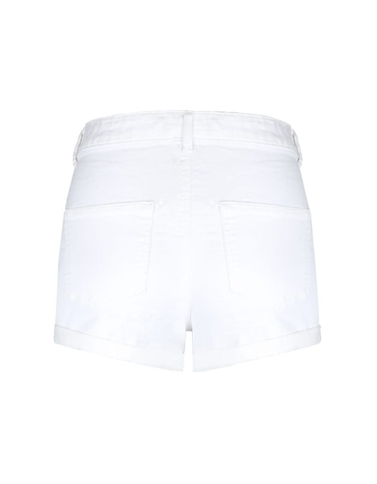 TALLY WEiJL, Weiße High Waist Skinny Denim Shorts for Women