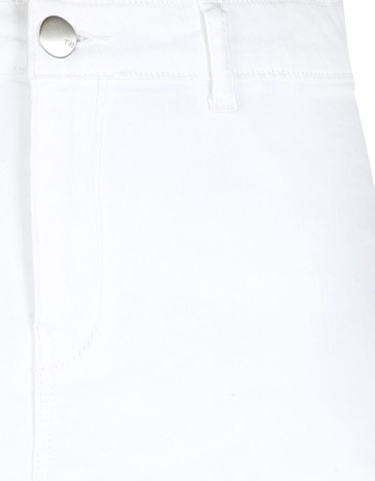 TALLY WEiJL, Weiße High Waist Skinny Denim Shorts for Women