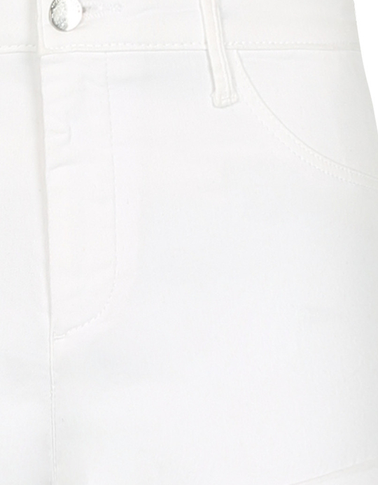 TALLY WEiJL, White High Waist Fitted Shorts for Women