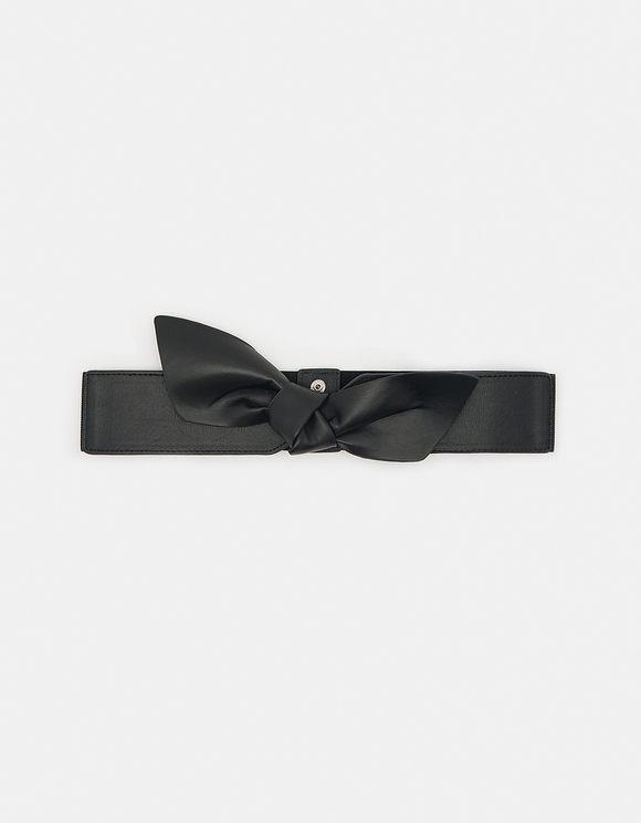black bow belt