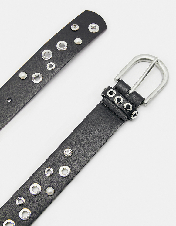double eyelet belt