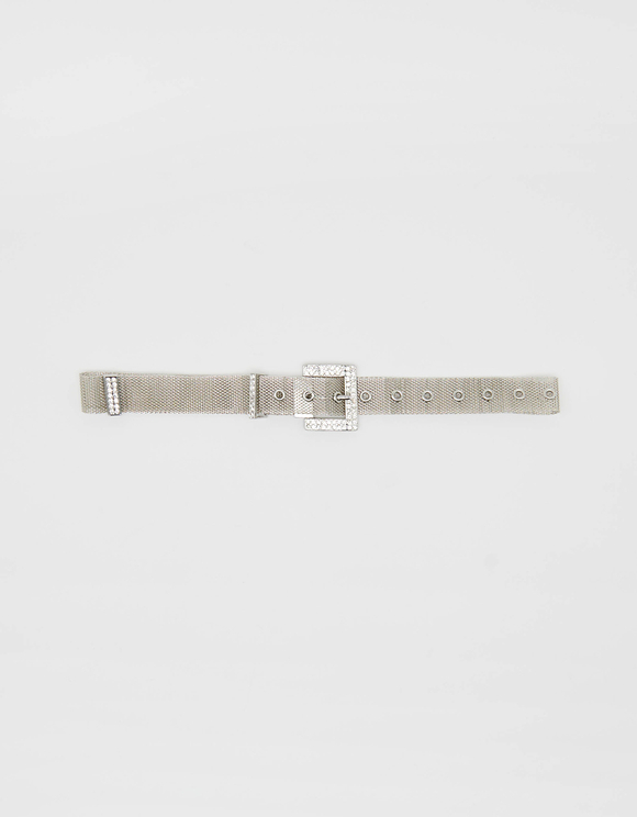 Cintura con Effetto Metallico Brillante