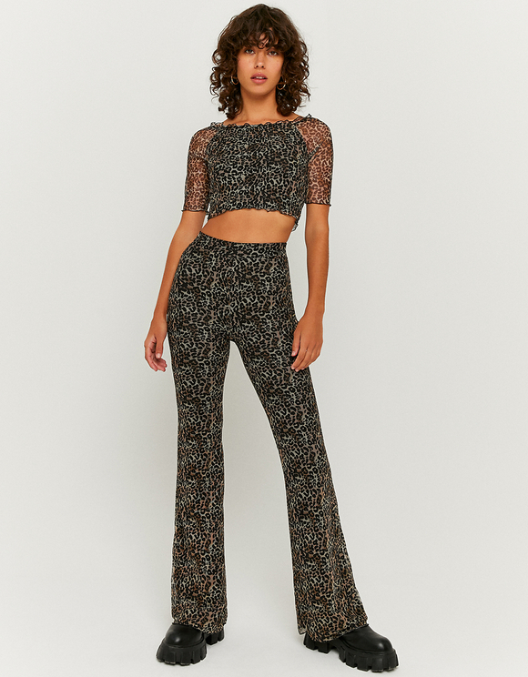 High Waist Flare Leggings | TALLY WEiJL 