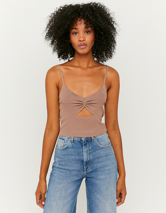 Cut Out Front Crop Top | TALLY WEiJL 