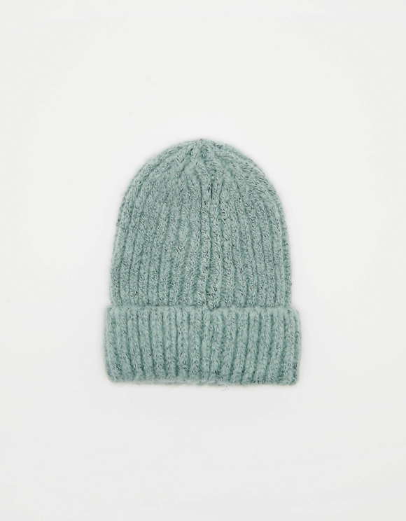 Berretto Spesso in Maglia a Coste